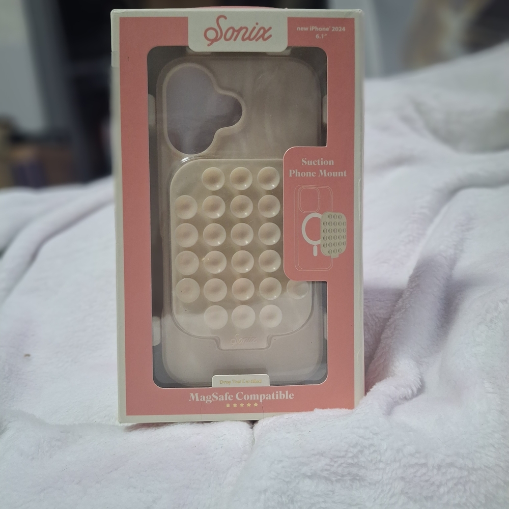 Sonix Pink and Cream Suction Phone Case